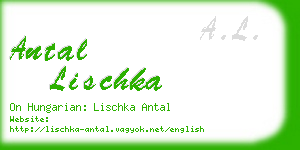 antal lischka business card